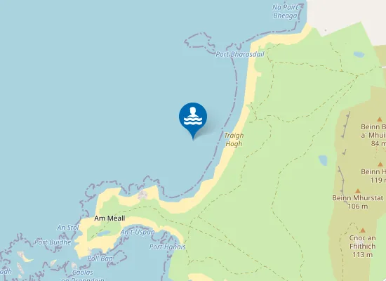 Map of Tràigh Hogh