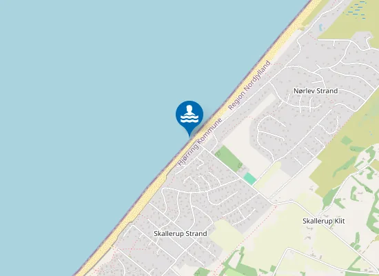 Map of NØRLEV STRAND