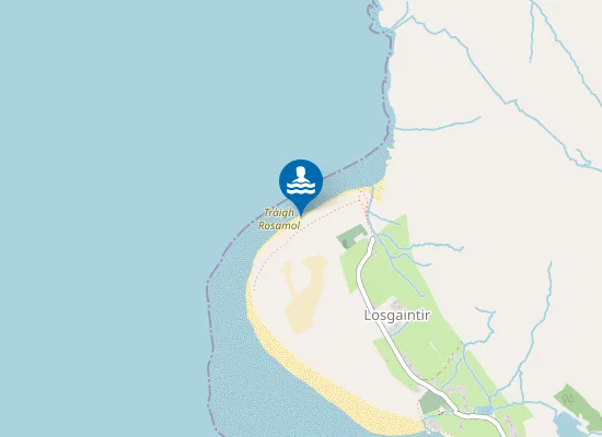 Map of Tràigh Rosamol