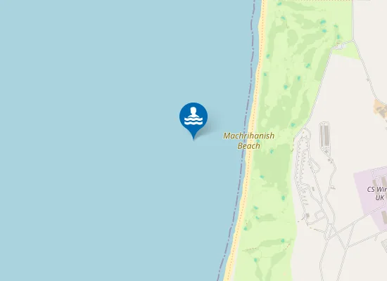 Map of Machrihanish Beach
