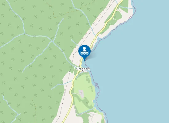 Map of Grogport Beach