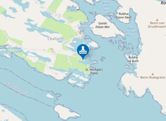 Map of Griomasaigh Sand