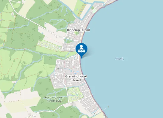 Map of GRØNNINGHOVED STRAND NORD