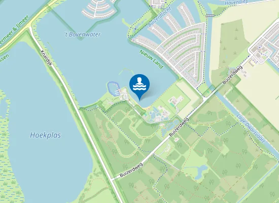 Map of Strand 't Bovenwater