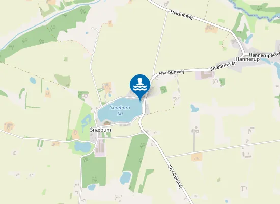 Map of SNÆBUM SØ