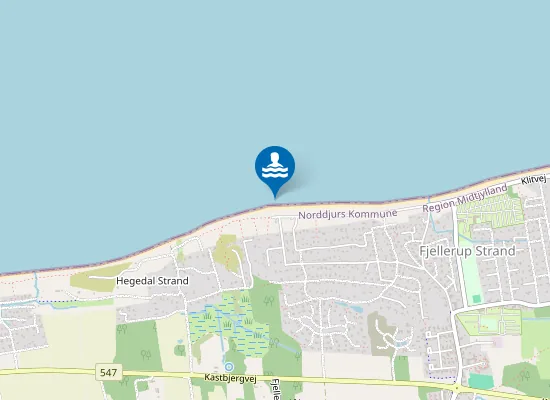 Map of UD FOR TVÆRVEJ