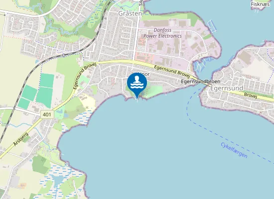 Map of Alnor Strandpark