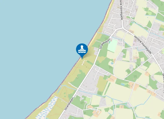Map of VESTERØ, KONGEVEJEN