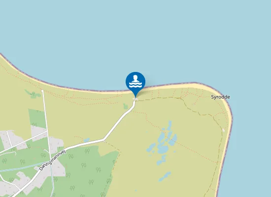 Map of SYRBUGT, UD FOR P-PLADS