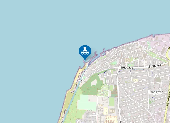 Map of LØGSTØR FRILUFTSBAD