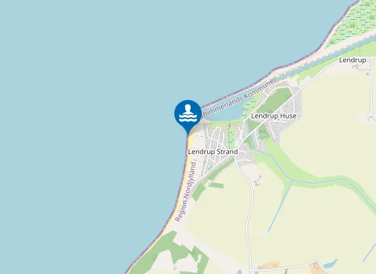 Map of LENDRUP STRAND