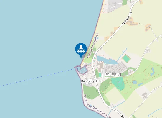 Map of RØNBJERG STRAND