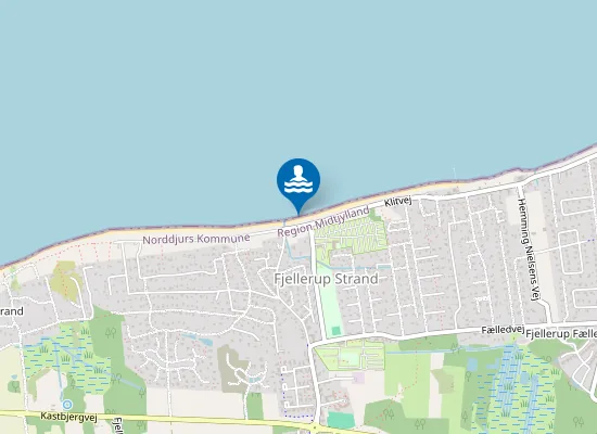 Map of 50 M. Ø. For Møllebækken