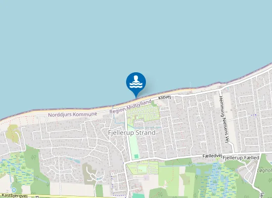 Map of 150 M. Ø. For Møllebækken