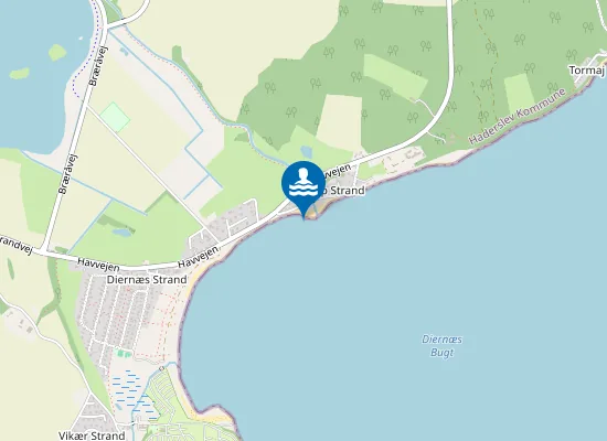 Map of Vilstrup Strand Hoptrup Kanal