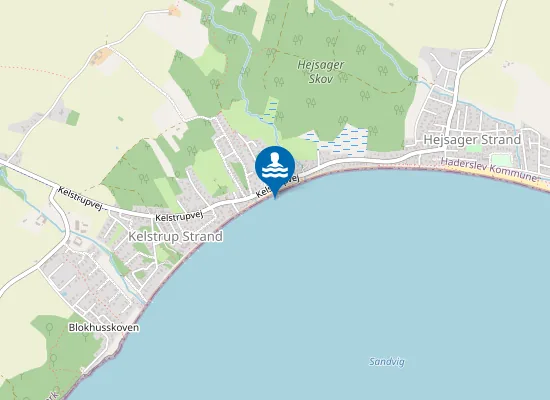 Map of KELSTRUP STRAND