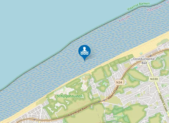 Map of Koksijde Sint-Andre