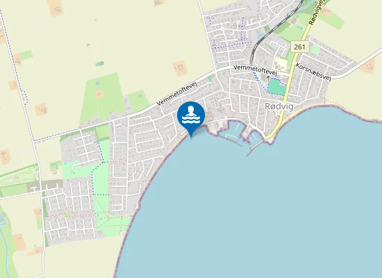Map of RØDVIG VEST