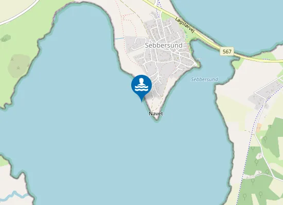 Map of NAVET, HALKÆR BREDNING