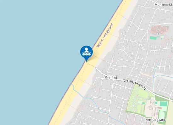 Map of GRØNHØJ STRAND