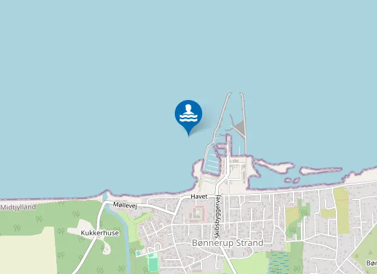 Map of V. F. BØNNERUP HAVN (STRØMRENDE)