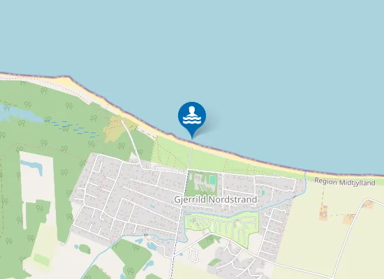 Map of GJERRILD NORDSTRAND