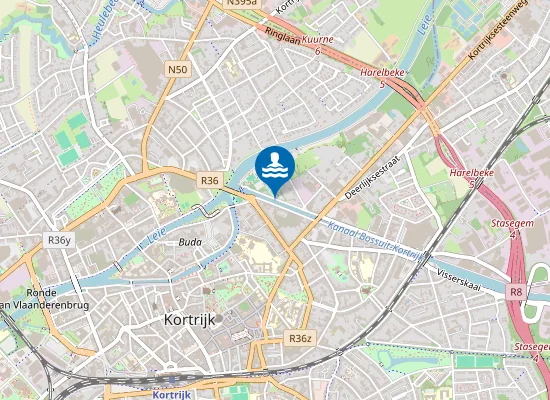 Map of Kanaal Kortrijk Bossuit