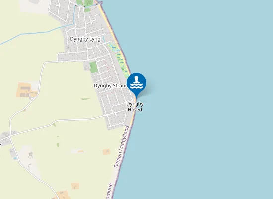Map of DYNGBY STRAND