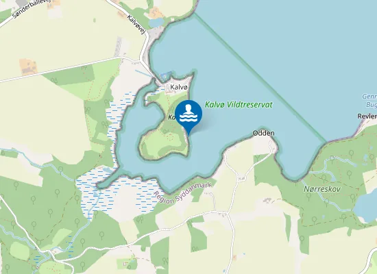 Map of KALVØ