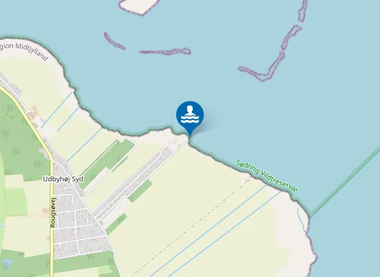 Map of UDBYHØJ