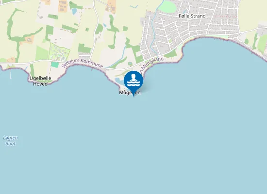 Map of MÅGEØEN
