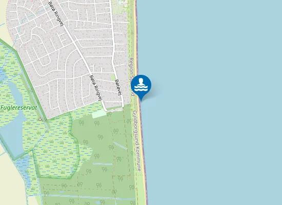 Map of BØTØ V. P-PLADS