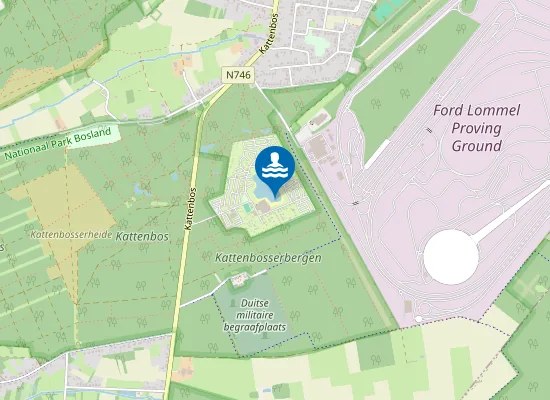 Map of LOMMEL BLAUWE MEER