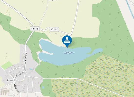 Map of Väinjärv