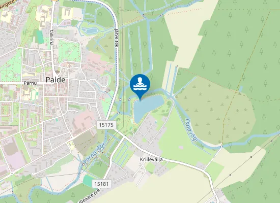 Map of PAIDE TEHISJÄRV