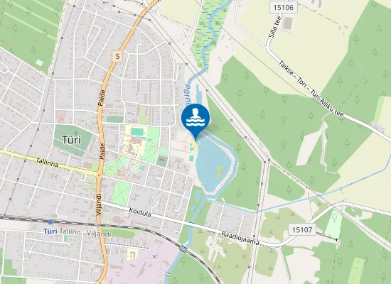 Map of TÜRI TEHISJÄRV