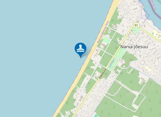 Map of Narva-Jõesuu Rand