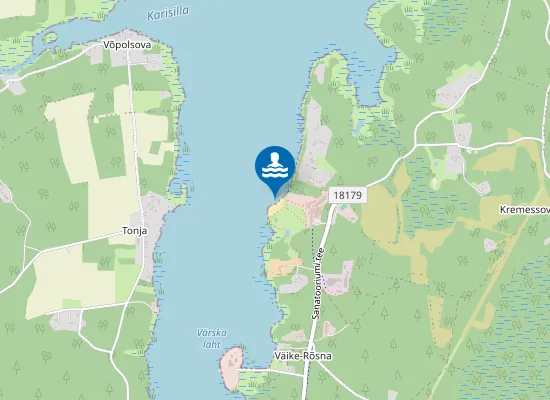Map of Värska Sanatoorium
