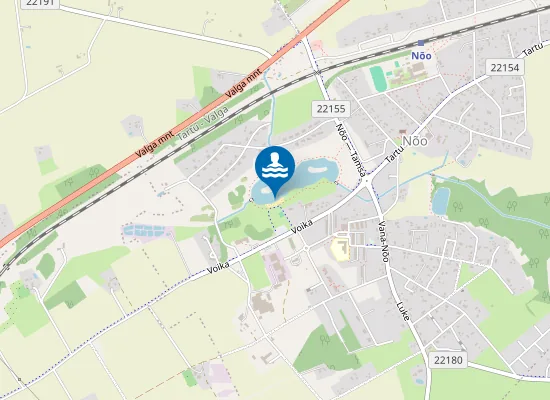 Map of Nõo Veskijärv