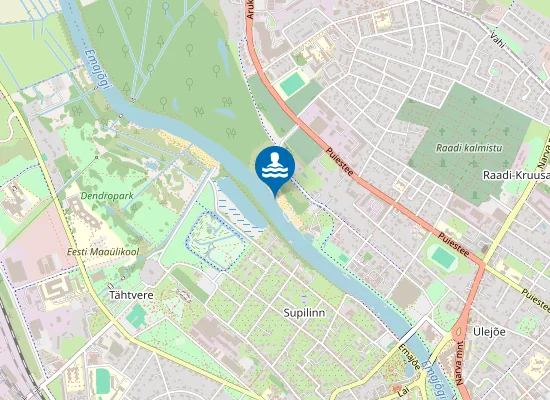 Map of Emajõgi Linnaujula