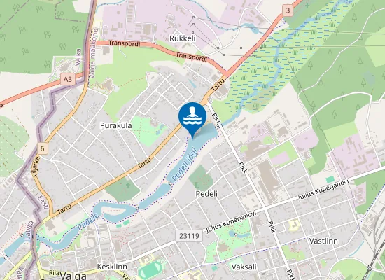 Map of Pedeli Puhkeala