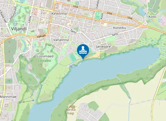 Map of Viljandi Järv