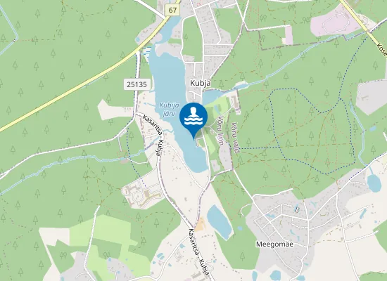 Map of Kubija Järv
