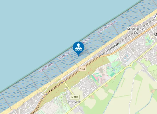 Map of MIDDELKERKE HOUYOUXSTRAAT