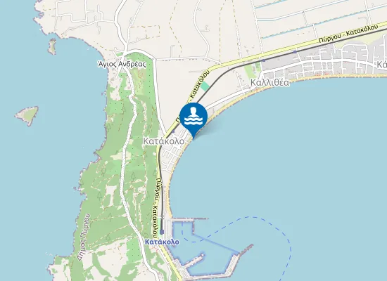 Map of KATAKOLO - KAVOURI