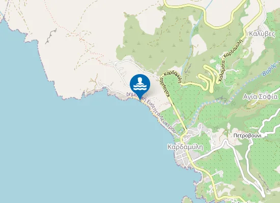 Map of KARDAMYLI - RITSA