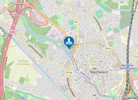 Map of MECHELEN KEERDOK