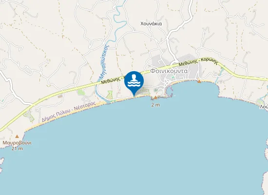 Map of MAKRYNAMMOS - ANEMOMYLOS