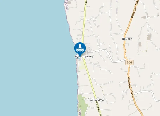 Map of Agia Kyriaki