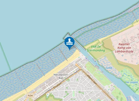 Map of NIEUWPOORT BADINSTALLATIE
